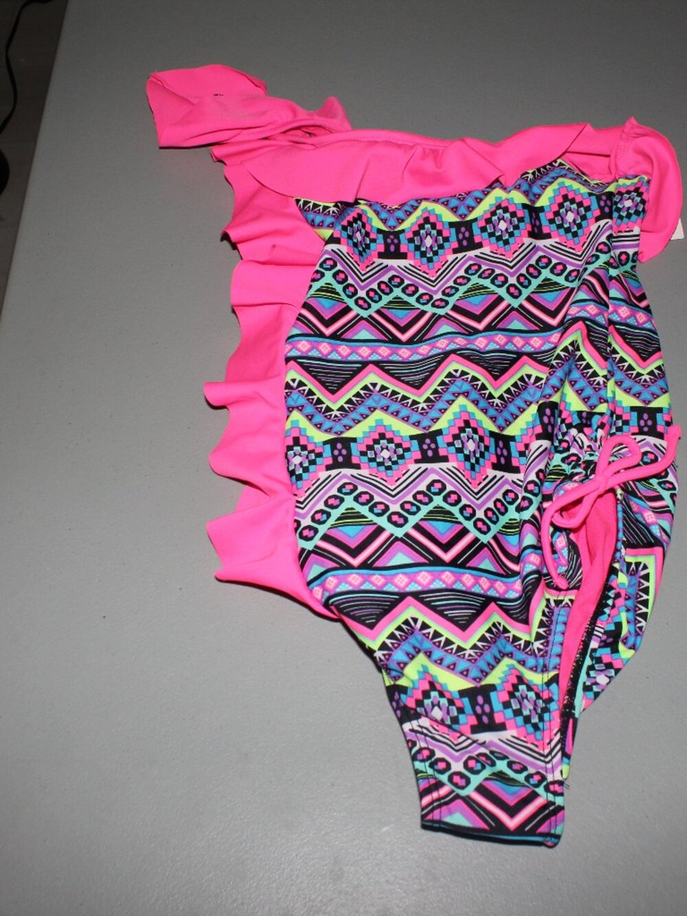 Multi Color 1 Pcs Justice Swimsuit Size 10